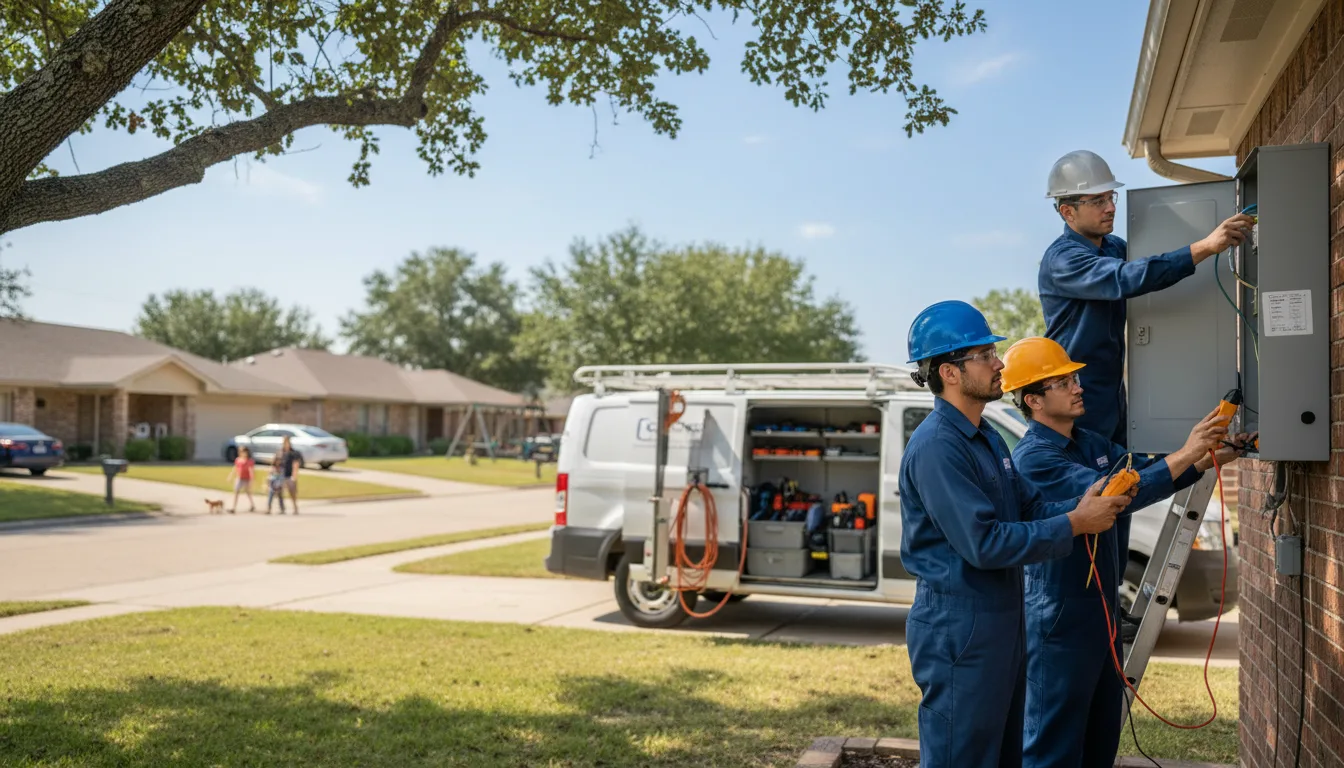 Certified electrician providing emergency electrical services in Mcdonough, GA